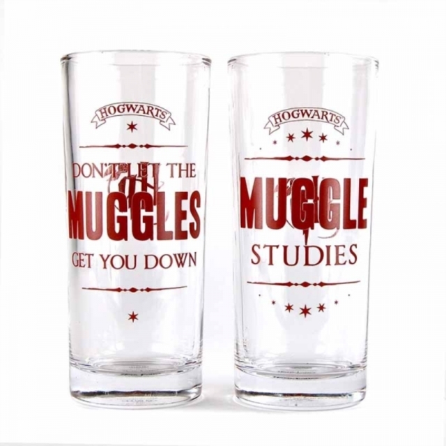 Harry Potter: Muggles Glass Tumbler - Set of 2 image