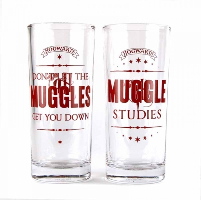 Harry Potter: Muggles Glass Tumbler - Set of 2