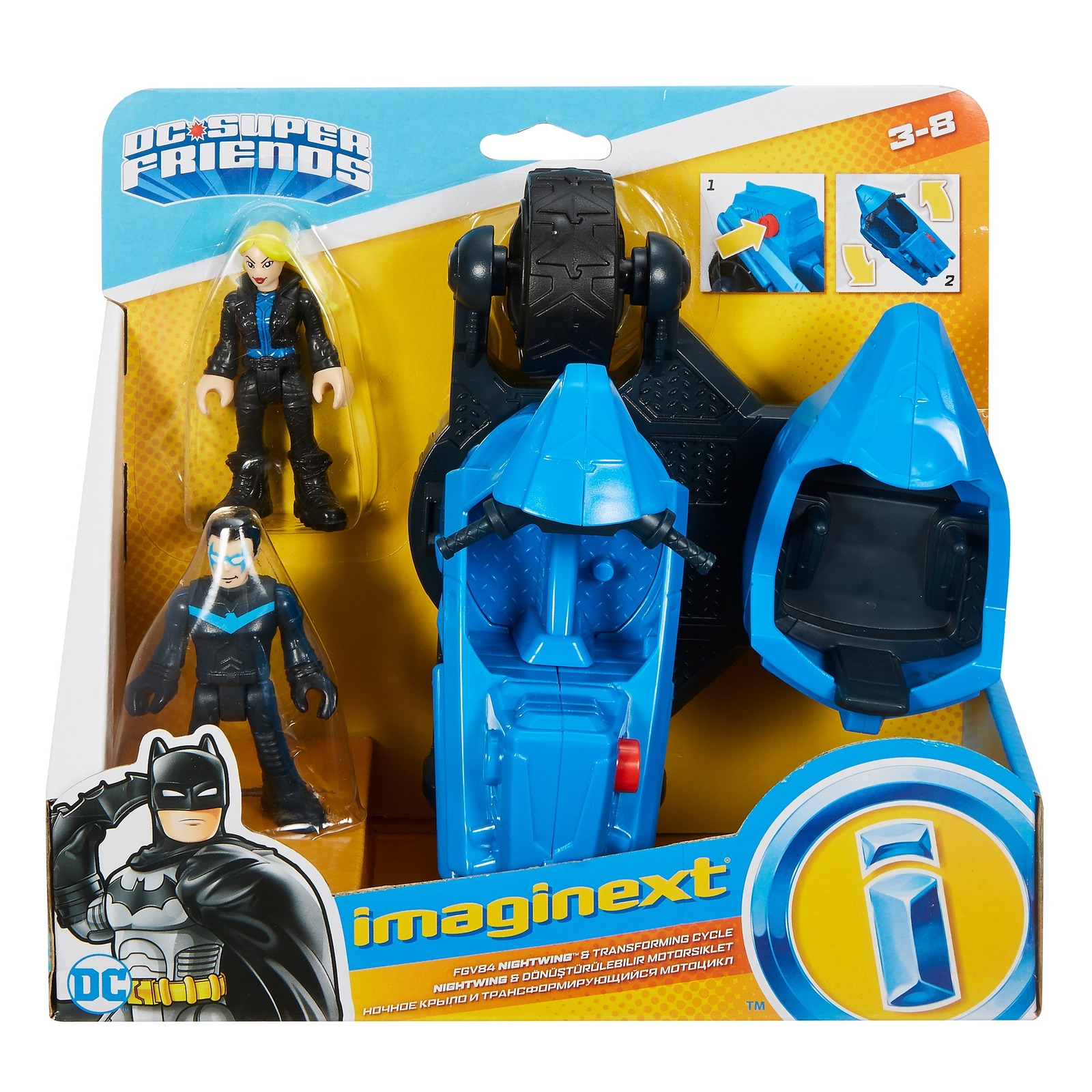 Buy Imaginext Nightwing & Transforming Cycle at Mighty Ape NZ