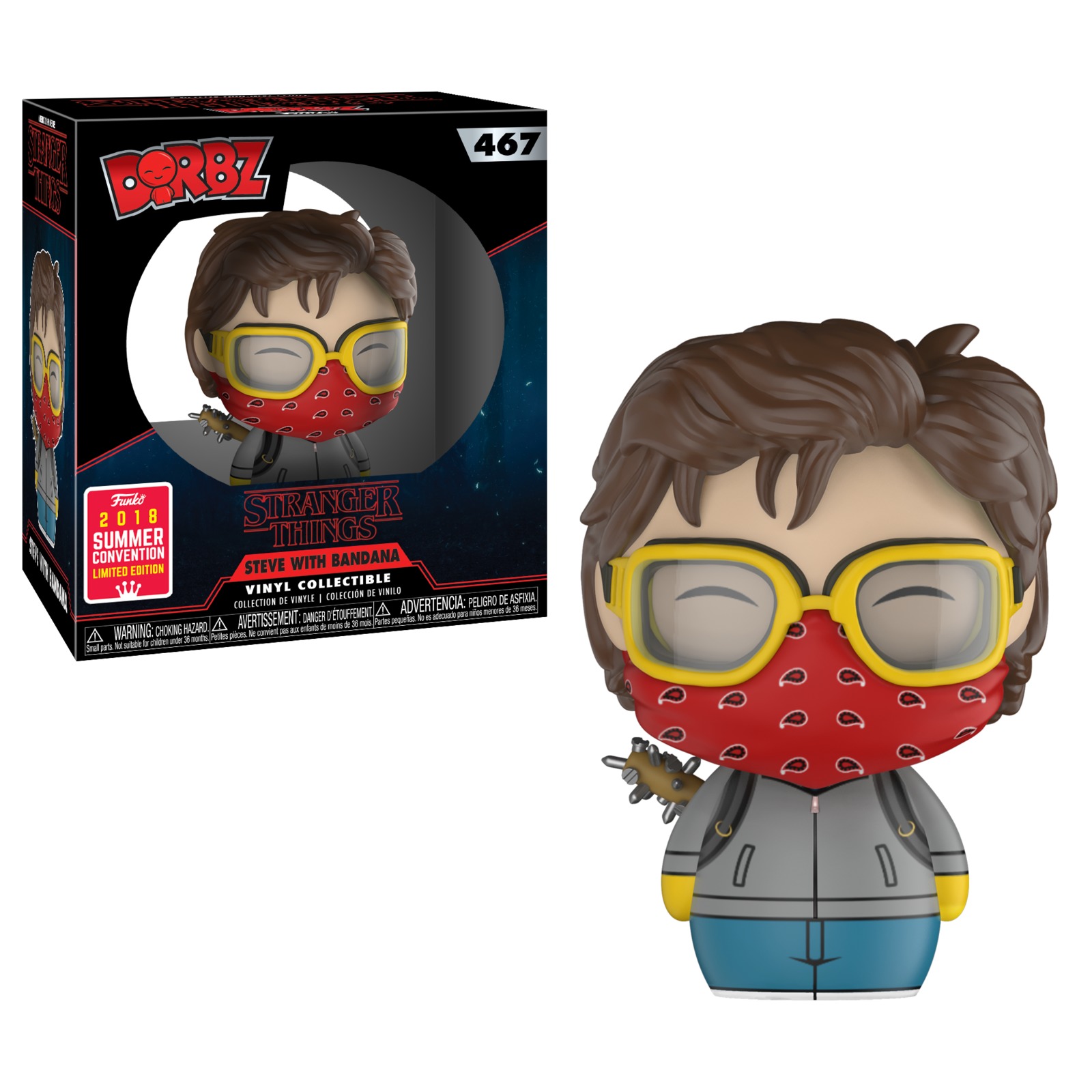 Stranger Things - Steve (with Bandana) Dorbz Vinyl Figure (LIMIT - ONE PER CUSTOMER) image