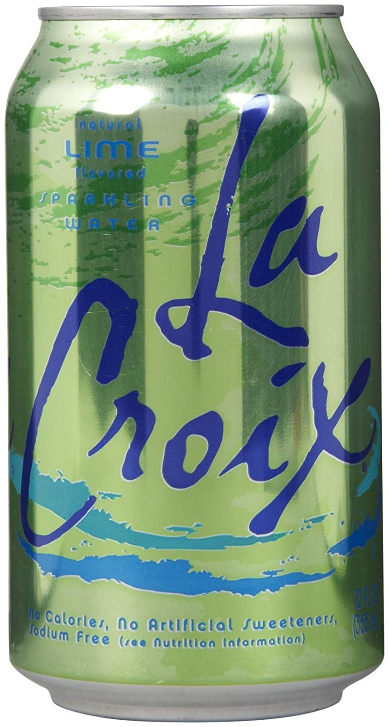 La Croix Sparkling Water - Lime 355ml Can (12 Pack) image