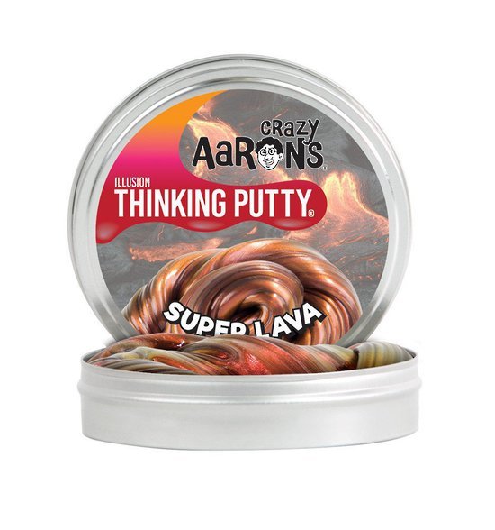 Crazy Aarons Thinking Putty: Super Lava - Mini Tin image