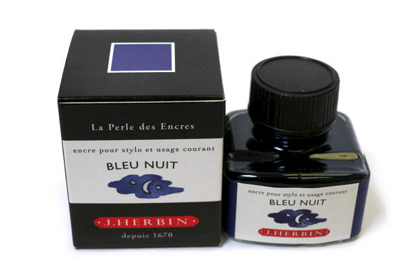 J Herbin: Fountain Pen Ink - Bleu Nuit (30ml)