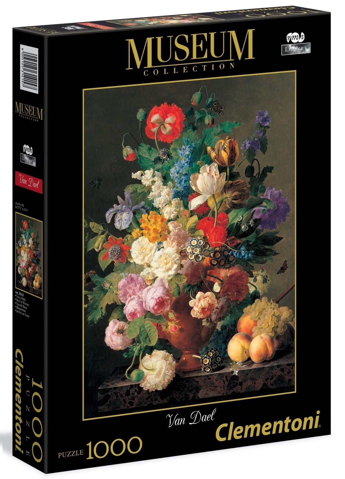 Clementoni Museum: 1000-Piece Puzzle - Van Dael's Vaso di Fiori image