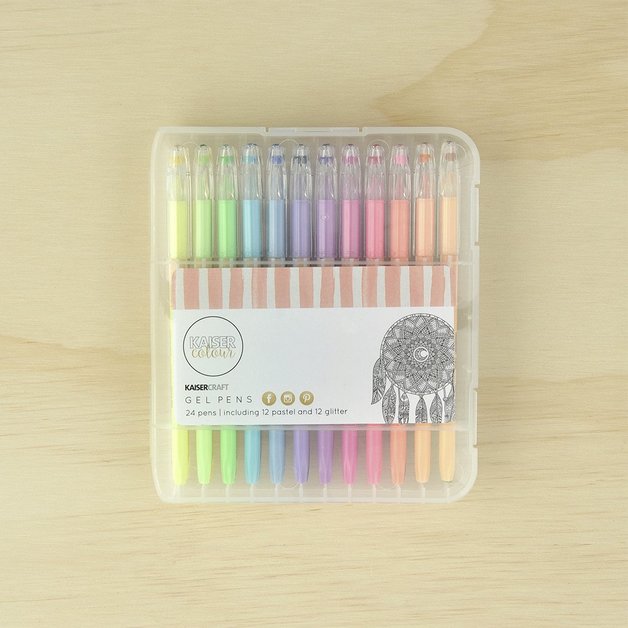 Kaisercraft: Gel Pens 24 Pen Set