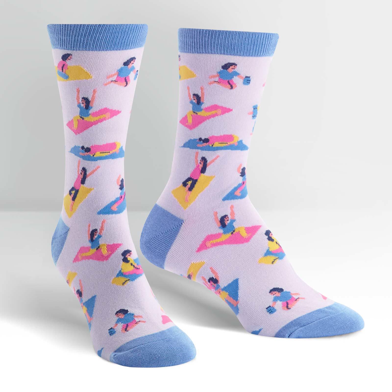 SOCK it to Me: Women's - Pose Your Toes Crew Socks image