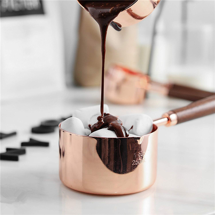 Ape Basics: Copper Plated Rose Gold Measuring Cups image