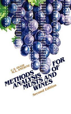 Methods Analysis of Musts and Wines by Maynard Andrew Amerine image