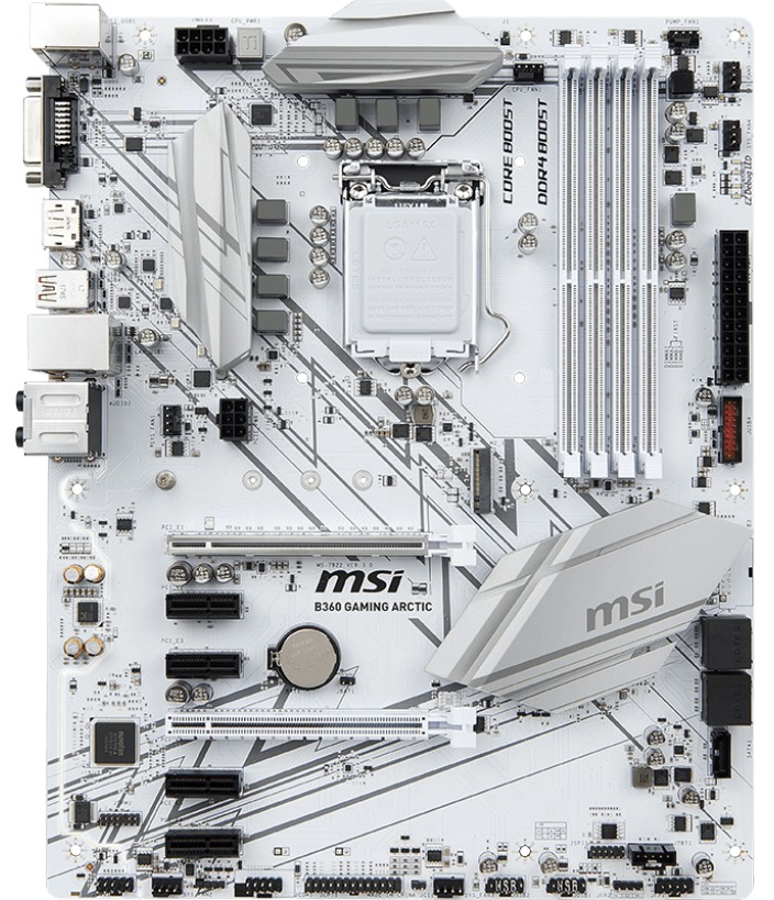 MSI B360 GAMING ARCTIC ATX Motherboard