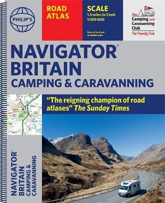 Philip's Navigator Camping and Caravanning Atlas of Britain by Philip's Maps image