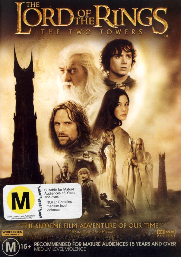 The Lord Of The Rings - The Two Towers on DVD image