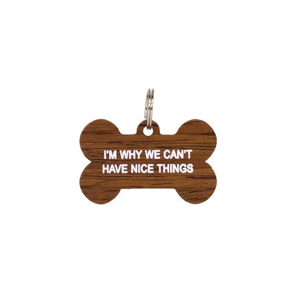 Dog Tag: Nice Things (Brown) image