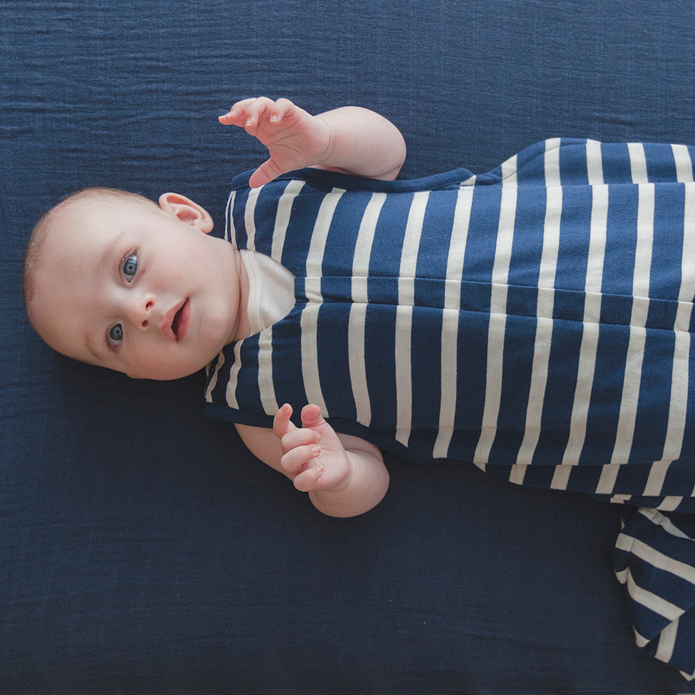 Woolbabe: 3 Seasons Zip Front Sleep Bag - Midnight (3-24 Months) image