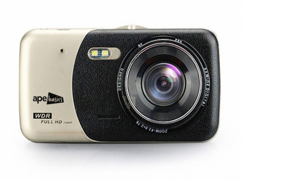 Ape Basics Dual Lens FHD 1080P Car Dash Camera image