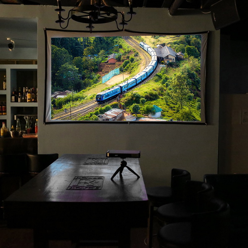 Portable Projector Screen - 133 x 75cm image