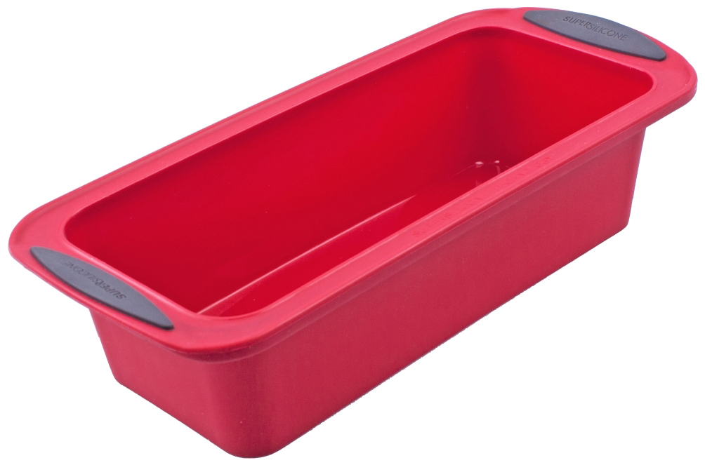 Silicone Loaf Pan Red (24cm) at Mighty Ape NZ