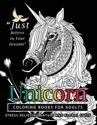 Unicorn Coloring Books for Adults by Georgia a Dabney image