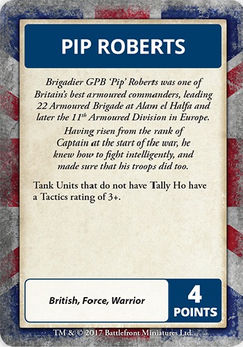 Flames of War: Desert Rats - Command Cards image