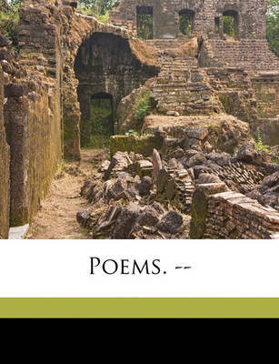 Poems. -- by William Cullen Bryant image