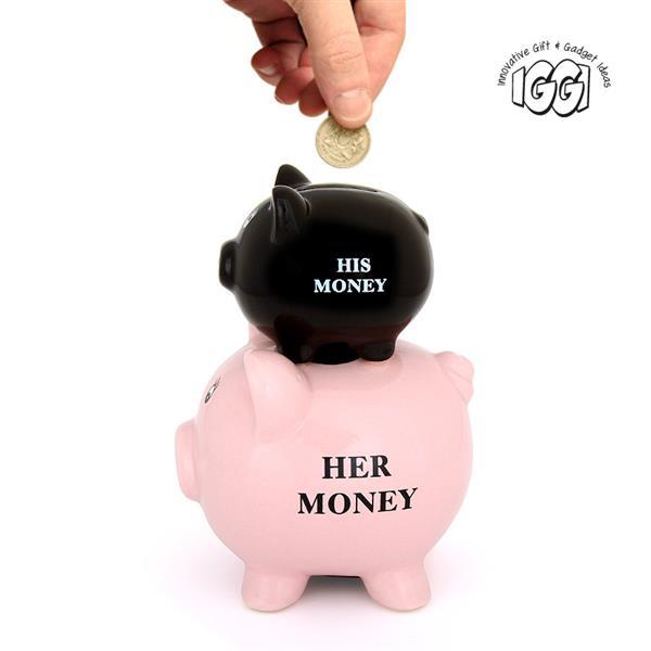 His and Hers Piggy Bank image