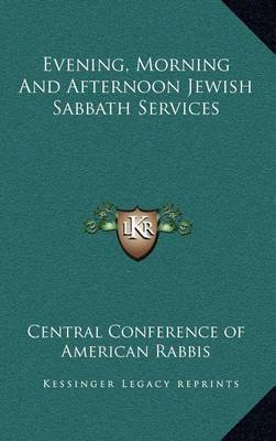 Evening, Morning and Afternoon Jewish Sabbath Services image