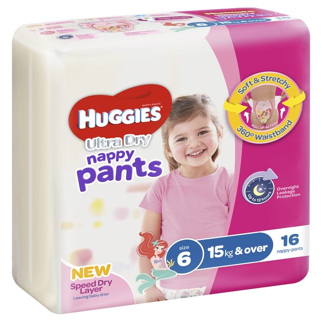 huggies size 6 pants