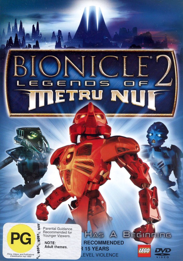 Bionicle 2: Legend Of Metrunui on DVD