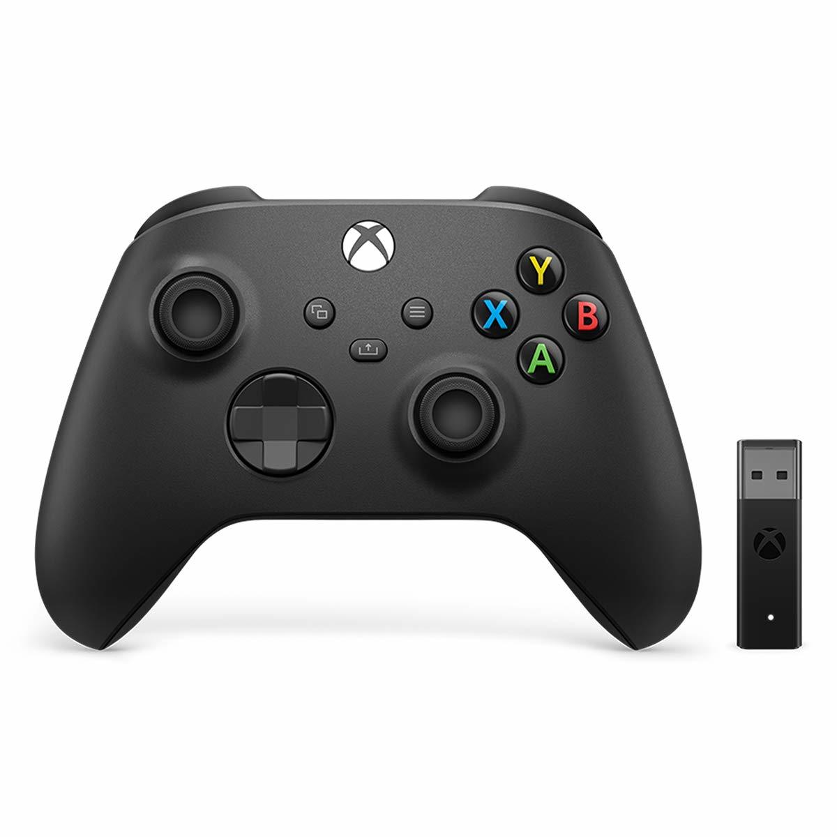 Xbox Wireless Controller + Wireless Adapter for Windows 10 on PC, Xbox Series X