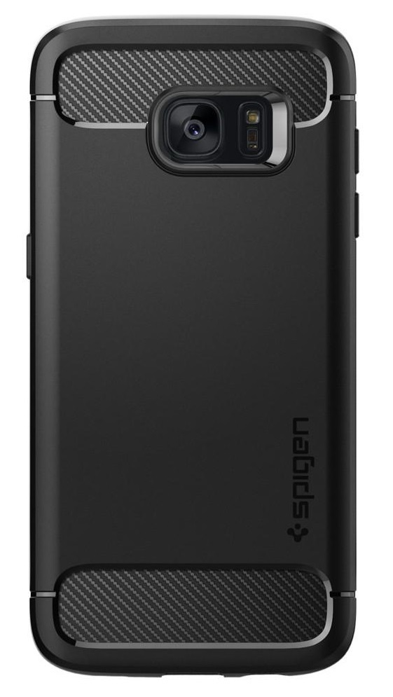 Spigen: Galaxy S7 Edge - Rugged Armor Case (Black) image