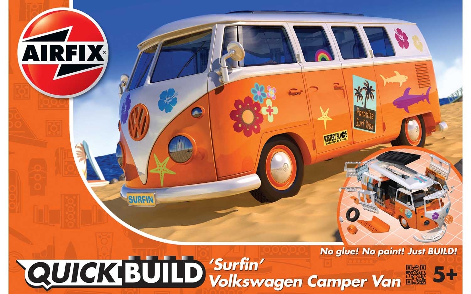 Airfix Quickbuild VW Camper Van Model Kit at Mighty Ape Australia
