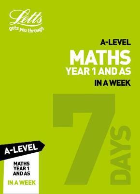 A -level Maths Year 1 (and AS) In a Week by Collins image