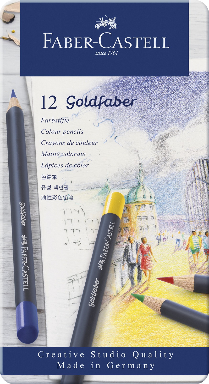 Faber-Castell: Goldfaber (Tin of 12) image