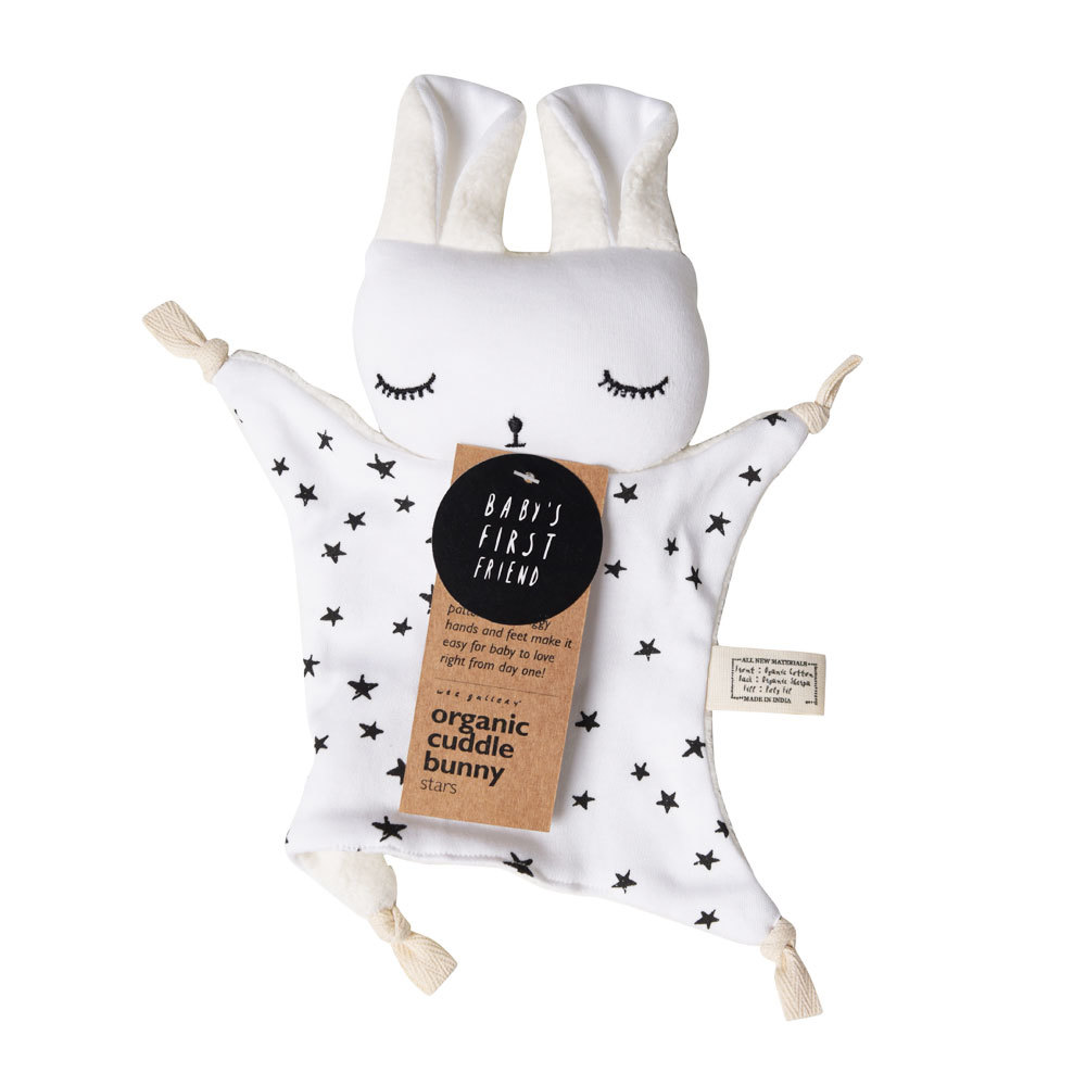 Wee Gallery: Organic Cuddle Bunny - Stars image