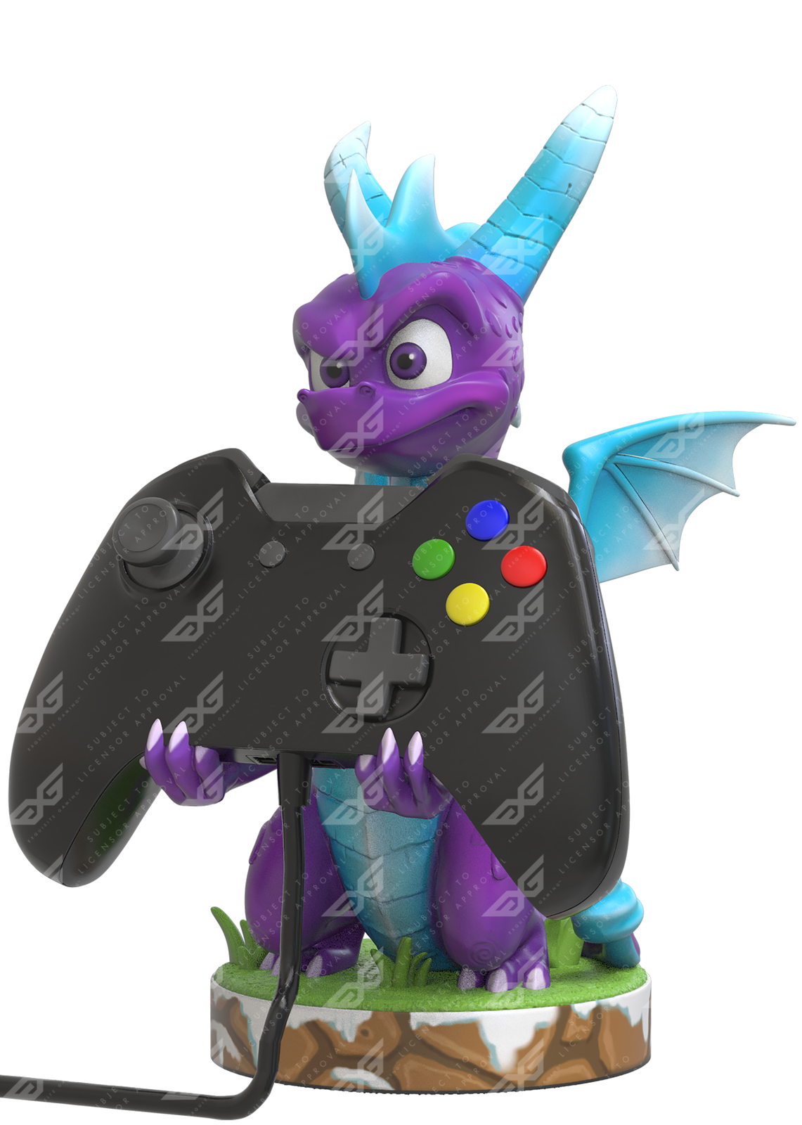 Cable Guy Controller Holder - Spyro Ice on PS4