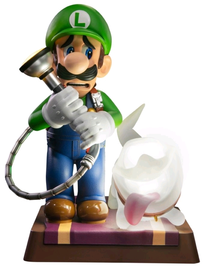Luigi's Mansion 3: Luigi & Polterpup - 9" Premium Statue (Collectors Edition) image
