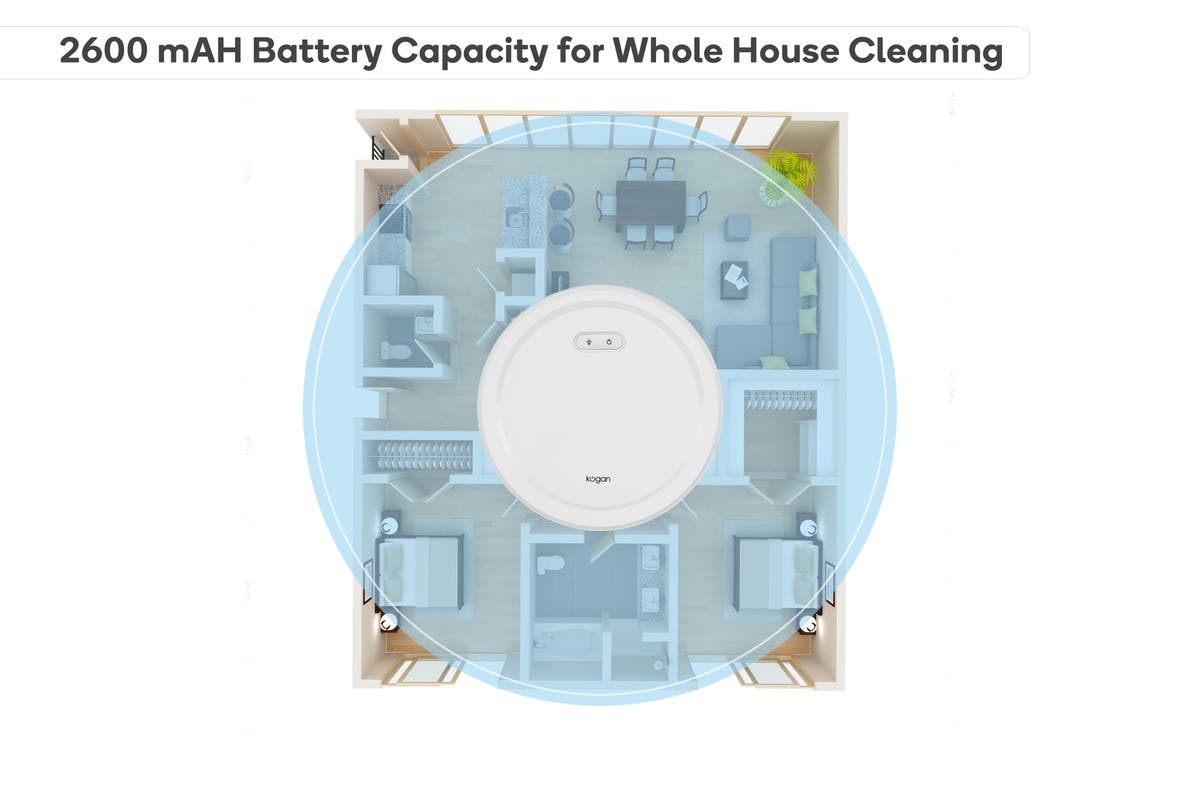Kogan UltraClean G20 Robot Vacuum Cleaner and Mop at Mighty Ape NZ