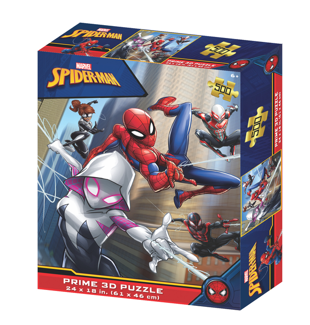 Prime 3D Puzzles: Spider-Man & Friends | Board Game | at Mighty Ape NZ