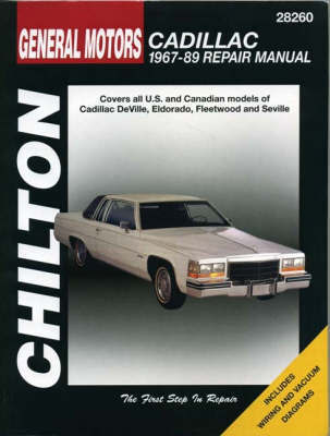 GM Cadillac 1967-89 Repair Manual by Chilton Automotive Books image