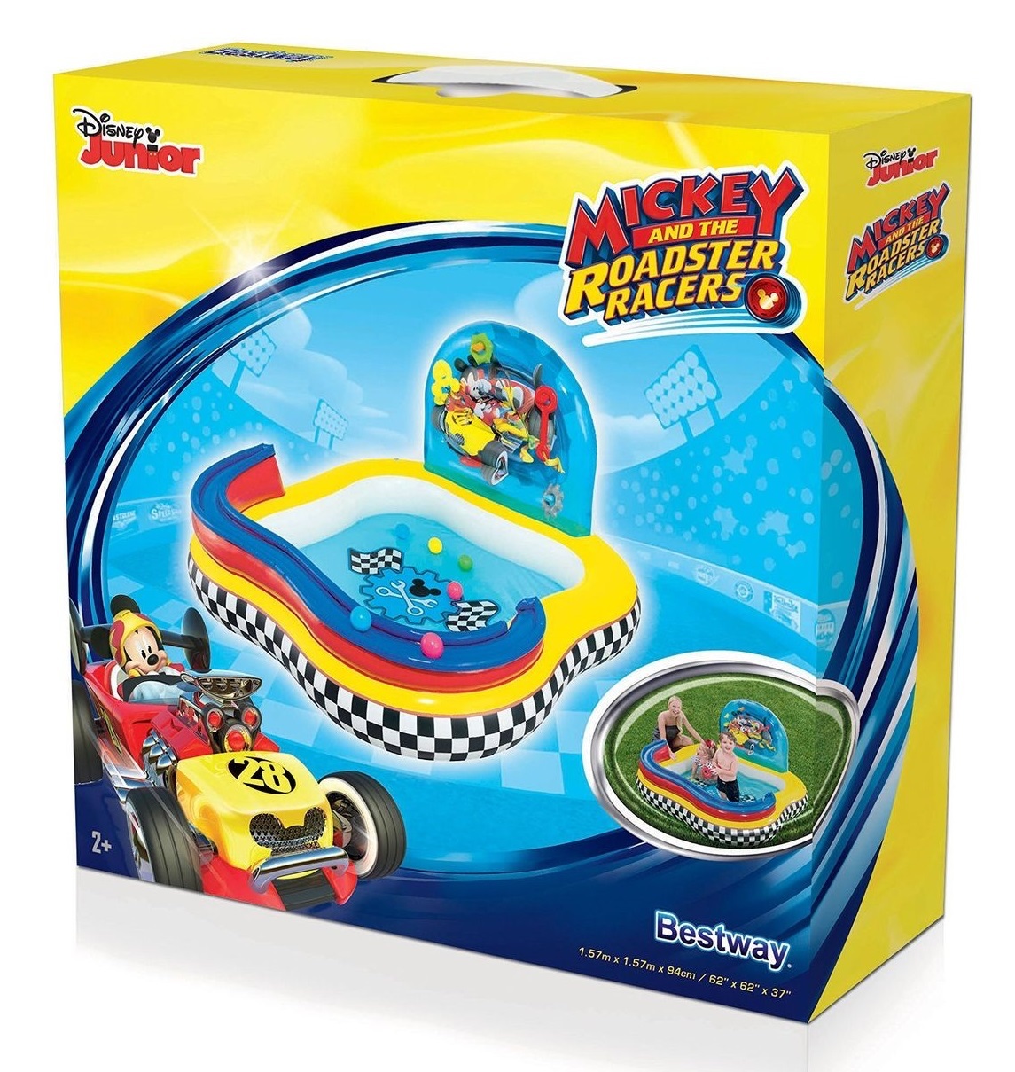 Bestway: Mickey's Roadster Racers - Gearwheel Play Center