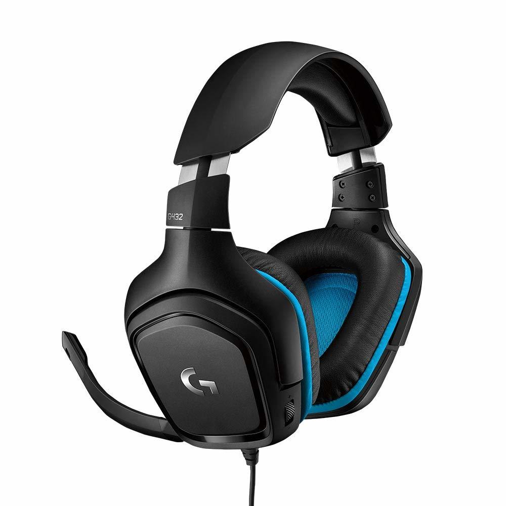 Logitech G432 7.1 Surround Sound Wired Gaming Headset for PC, PS4, Xbox One image