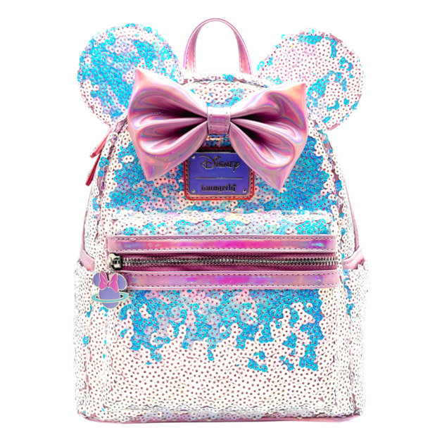 Loungefly Disney Minnie Sequin Mini Backpack Women's at Mighty
