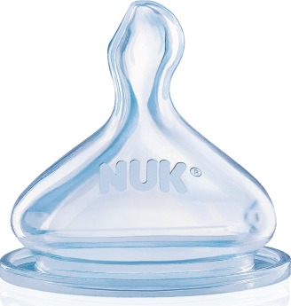 NUK: First Choice - Silicone Teats - Size 2 Medium hole - 2pk image