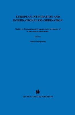 European Integration and International Co-ordination on Hardback by Armin Von Bogdandy