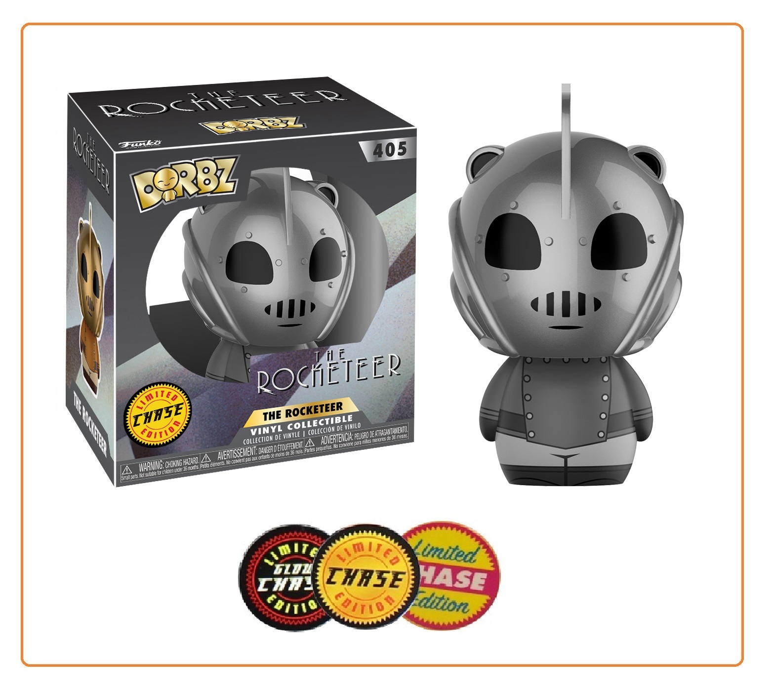 Rocketeer - Dorbz Vinyl Figure (with a chance for a Chase version!) image