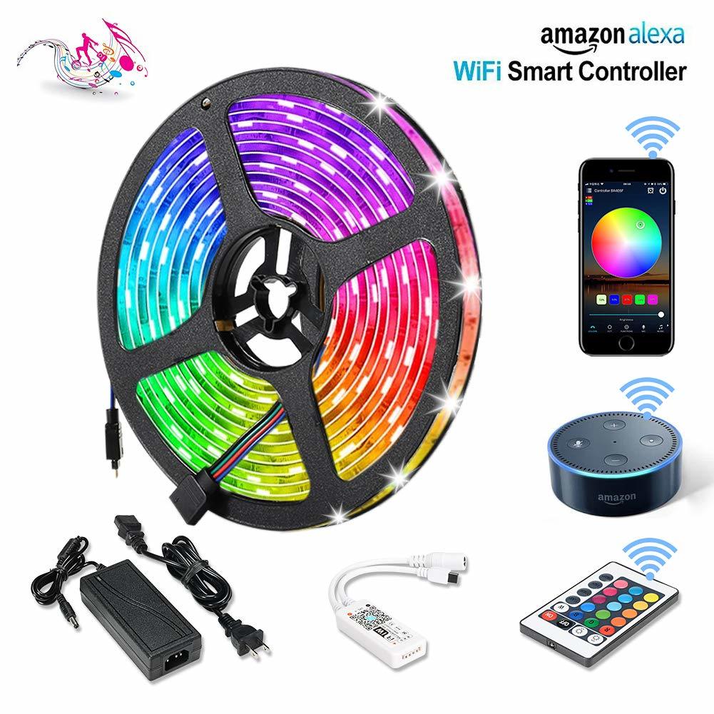 WiFi Wireless Smart Phone Controlled Light Strip - 5 Meters image