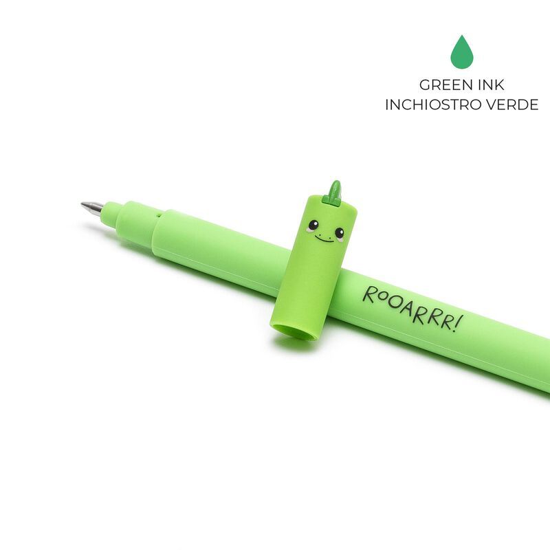 Buy Legami Erasable Pen Dinosaur (Green Ink) at Mighty Ape NZ