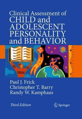 Clinical Assessment of Child and Adolescent Personality and Behavior by Paul J. Frick image
