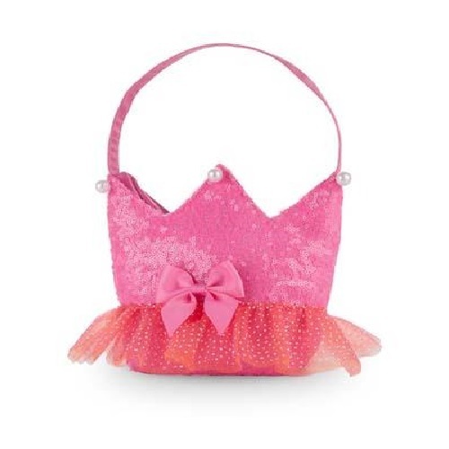 Pink Poppy: Forever Sparkle Crown Shoulder Bag - (Hot Pink)