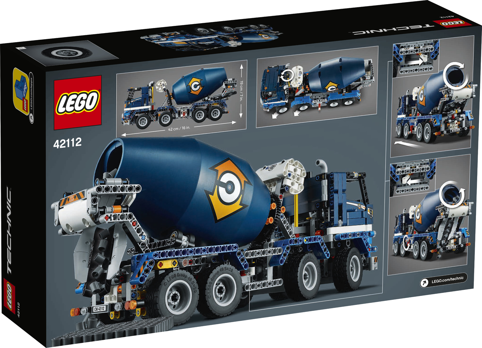 LEGO Technic: Concrete Mixer Truck - (42112) image