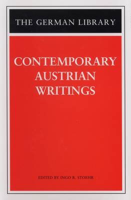 Contemporary Austrian Writings on Hardback by Ingo Roland Stoehr